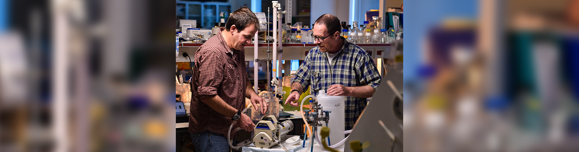 Two researchers in Israel